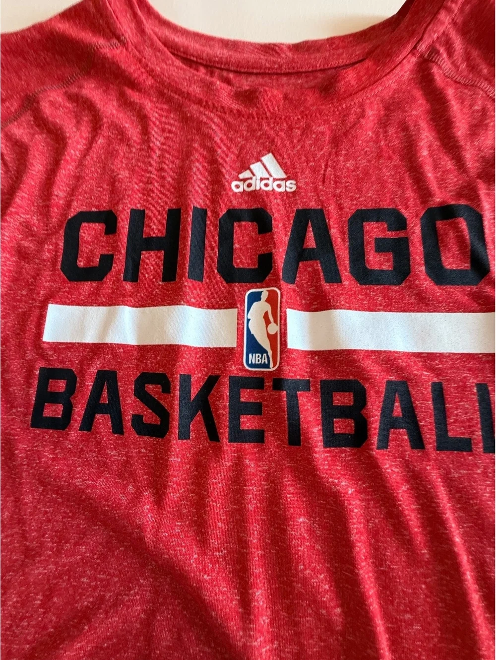 Adidas Chicago Basketball Long Sleeve Climalite Shirt XLT